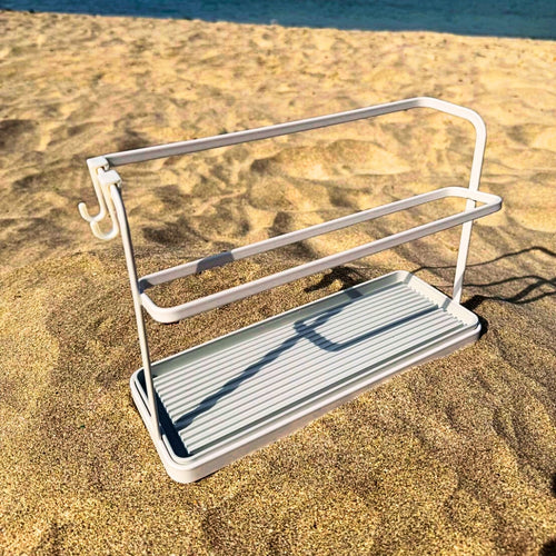 【スリムなのに大容量】Driesta 水切りラック 2段式 – キッチンに映えるホワイト収納