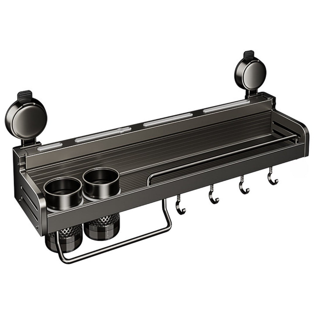 【壁面を活かして、浮かせて整う】Storgaia – 吸盤式ステンレスラック 水切り×整理収納を、スマートに両立