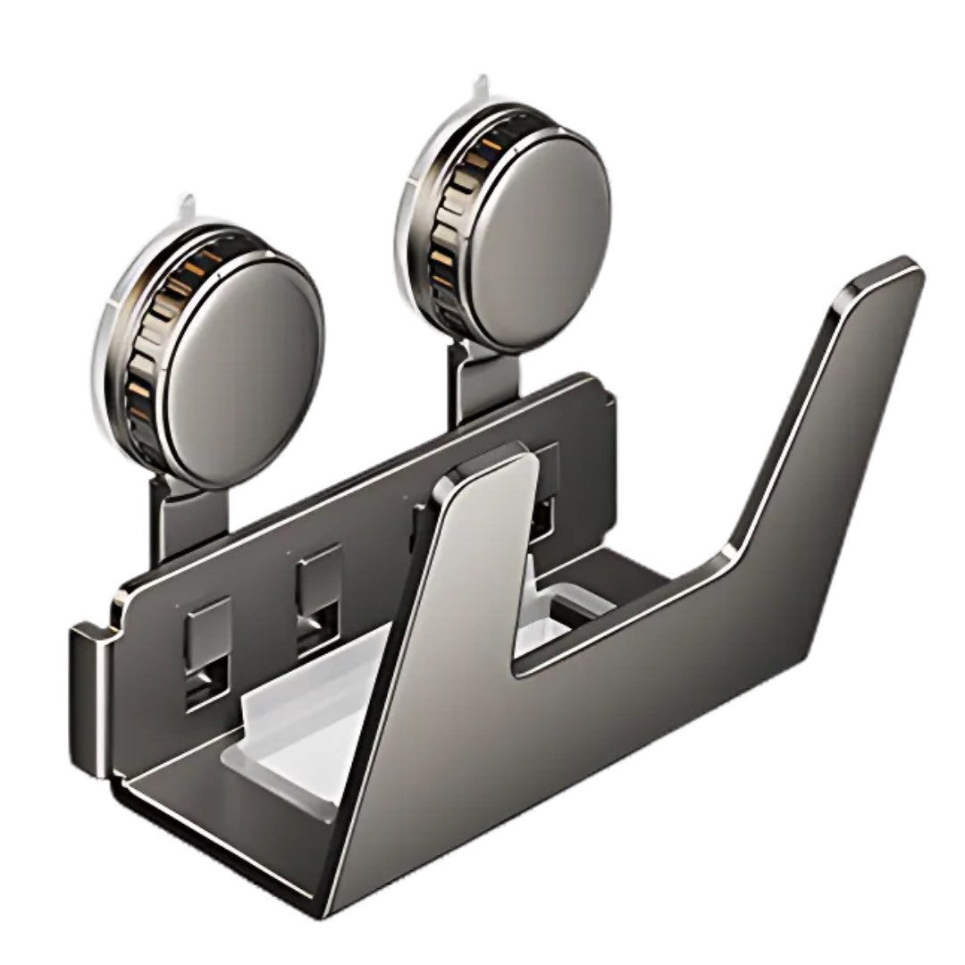 【強力吸盤で、壁面を有効活用】 Vertlid – 吸盤式キッチンラック